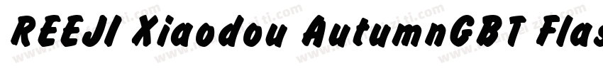 REEJI Xiaodou AutumnGBT Flash字体转换